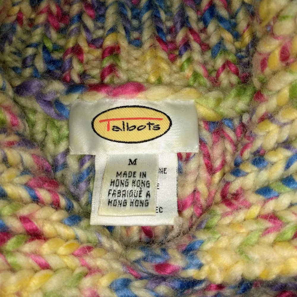 Talbots Multi-Color, Chunky-Knit Sweater - Picture 8 of 15